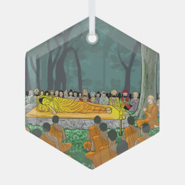 Buddhas finalen Nirvana Ornament