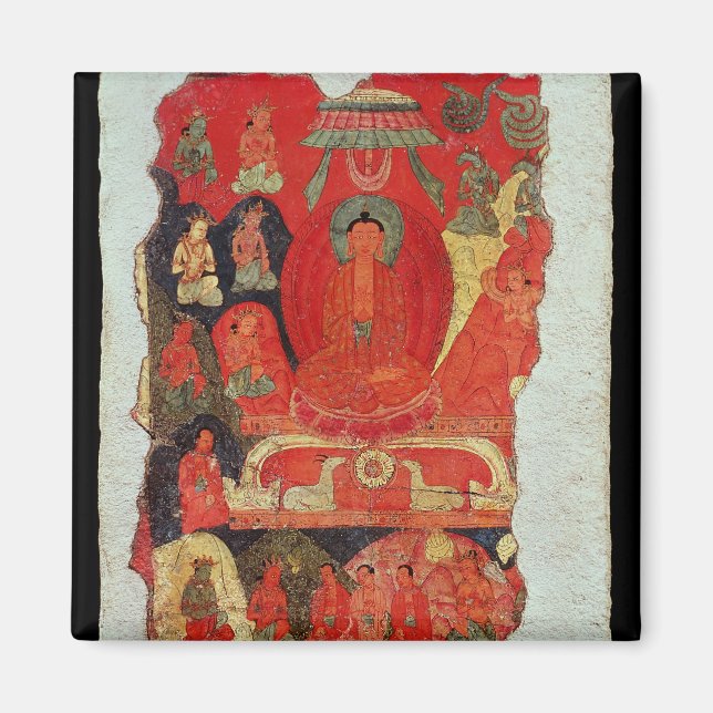 Buddhas första sermon magnet (Framsidan)