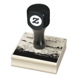 Buddhas första sermon undervisar Rubber Frimärke Stämpel