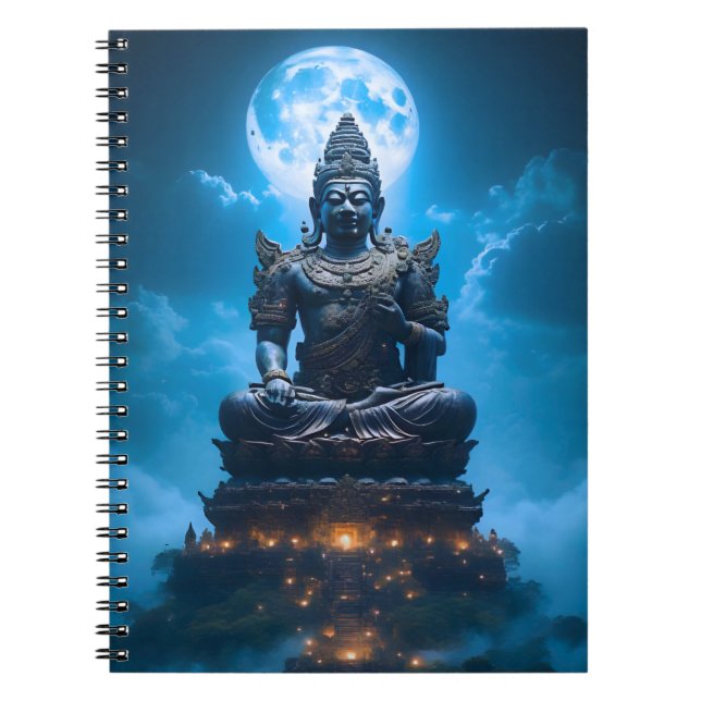 Buddhas fullmåneljus anteckningsbok (Framsidan)
