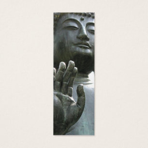 Buddhas handflatan profilerar kortet litet visitkort