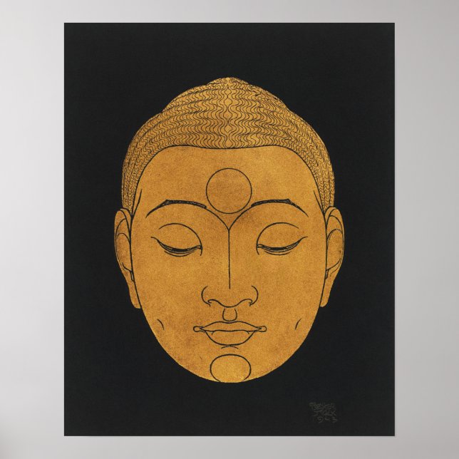 Buddhas huvud (1943) poster (Framsidan)