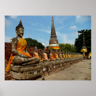 Buddhas i Ayutthaya Poster