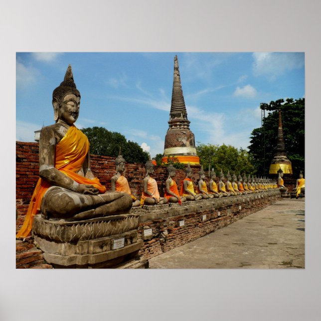 Buddhas i Ayutthaya Poster (Framsidan)