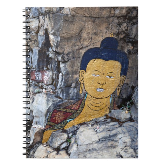 Buddhas klippmålning anteckningsbok (Framsidan)