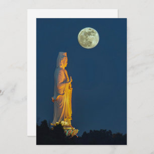 Buddhas liv, meditation och medlidande julkort