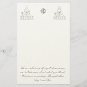 Buddhas MEMO Brevpapper