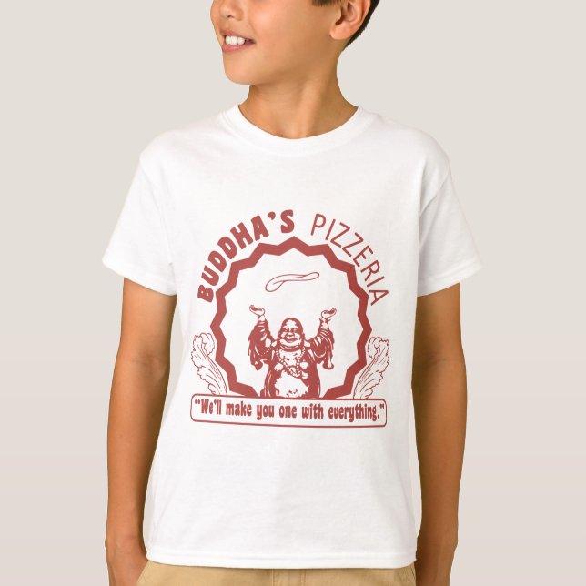 Buddhas Pizzeria T-shirt (Framsida)