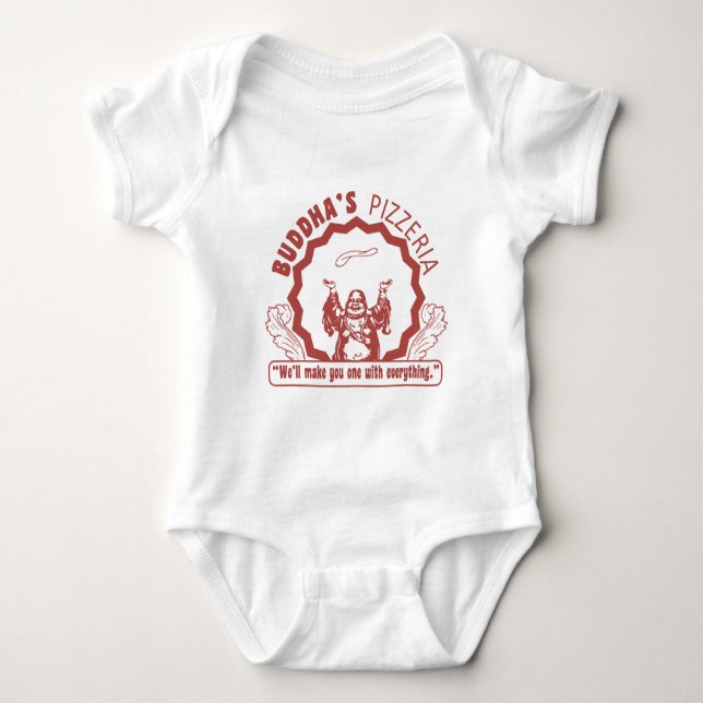 Buddhas Pizzeria T-shirt (Framsida)
