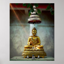 Buddhas shining Light