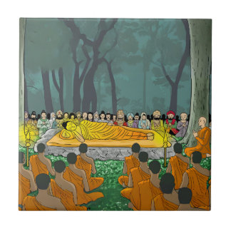 Buddhas sista Nirvana Ceramic Tile Kakelplatta