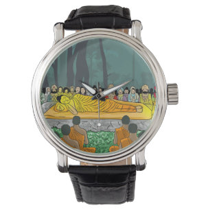 Buddhas sista Nirvana-klocka Armbandsur