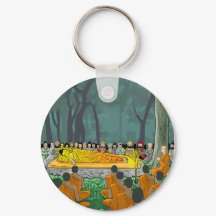 Buddhas slutliga Nirvana Keychain