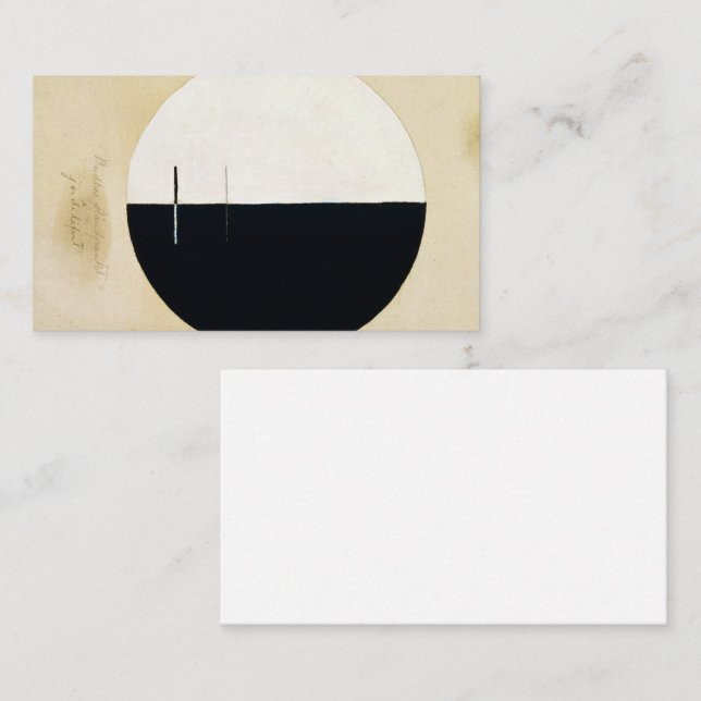 Buddhas ståndpunkt i det heliga livet av Klint Visitkort (Fram/baksida)