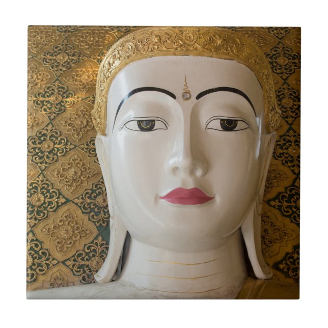 Buddhas statliga porträtt kakelplatta (Framsidan)