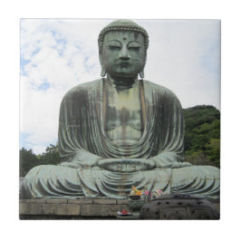 Buddhastaty Buddism Kakelplatta