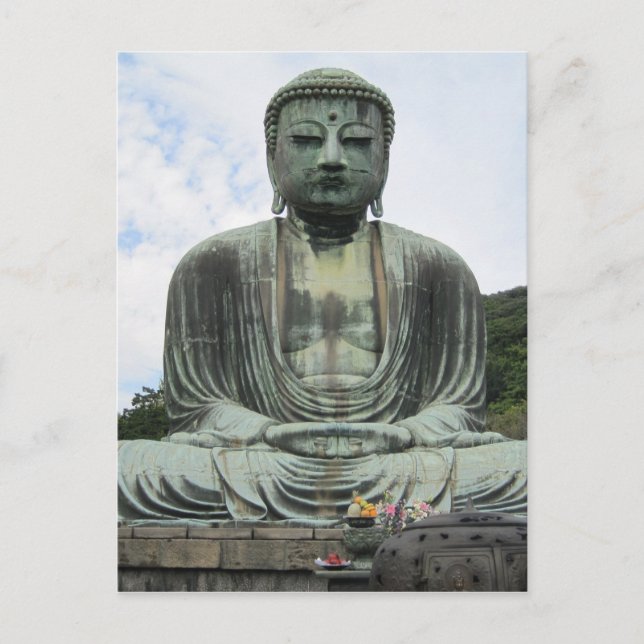Buddhastaty Buddism Vykort (Framsida)