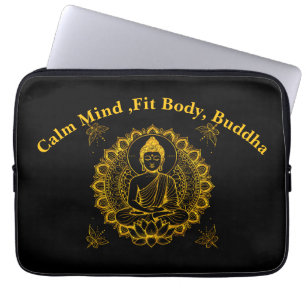 Buddhastaty med Lotus  Laptop Fodral