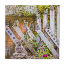 Buddhastatyer i Senko-ji-tempel