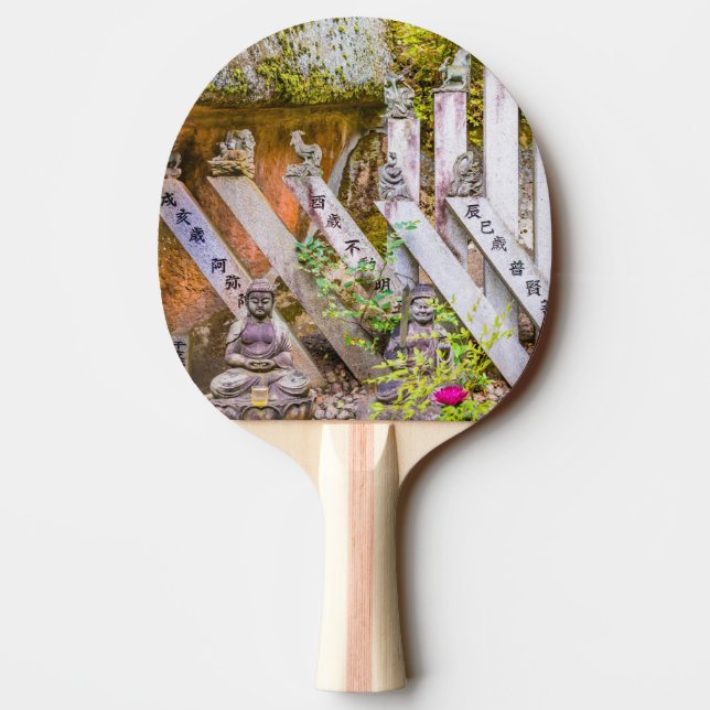 Buddhastatyer i Senko-ji-tempel Pingisracket (Baksidan)