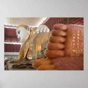 Buddhastatyns fötter poster
