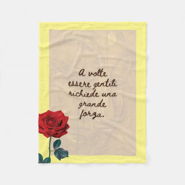 BuddhaToday #2 Välkomnande Buddha Fleecefilt (Framsidan)