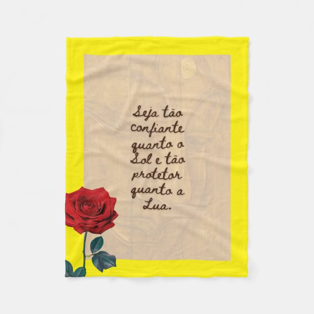 BuddhaToday #3 Mysande Buddha Fleecefilt (Framsidan)