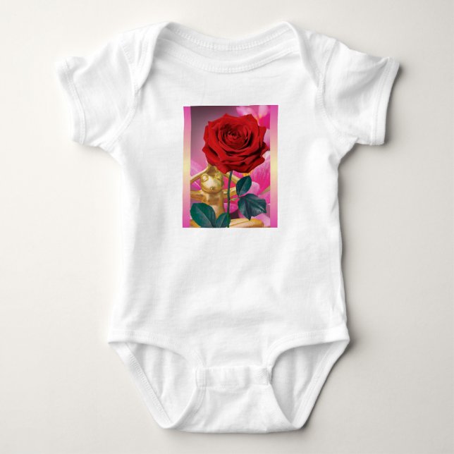 BuddhaToday 3.pnk BUDDHA BABY T Shirt (Framsida)