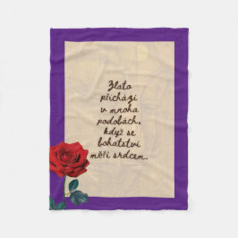 BuddhaToday #3 Útulný Buddha -> BuddhaToday #3 Den Fleecefilt