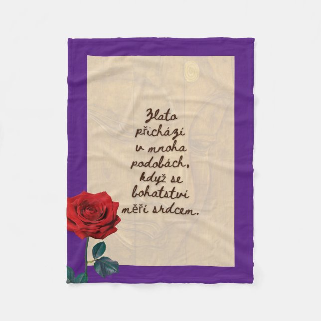 BuddhaToday #3 Útulný Buddha -> BuddhaToday #3 Den Fleecefilt (Framsidan)