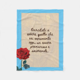 BuddhaToday #3 Välkommen Buddha Fleecefilt