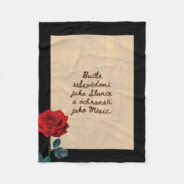 BuddhaToday #5 Útulný Buddha becomes Fleecefilt (Framsidan)