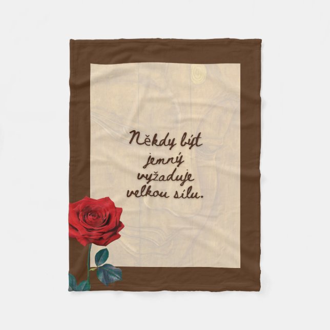 BuddhaToday #6 Útulný Buddha becomes Fleecefilt (Framsidan)