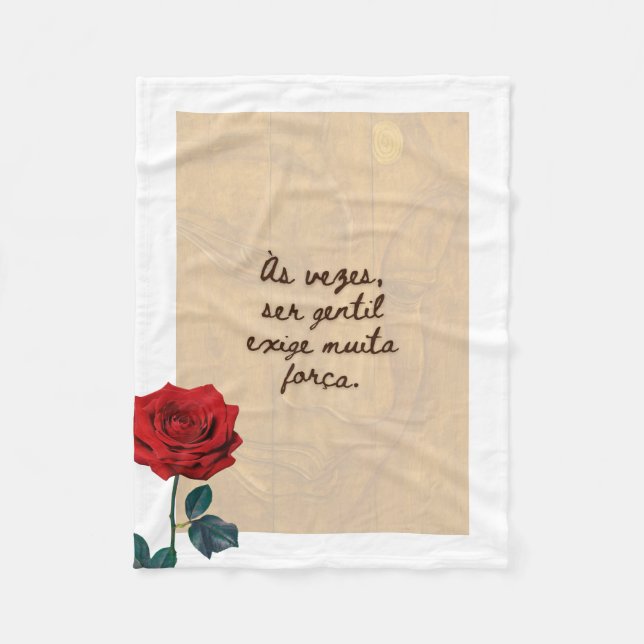 BuddhaToday #7 Mysig Buddha Fleecefilt (Framsidan)