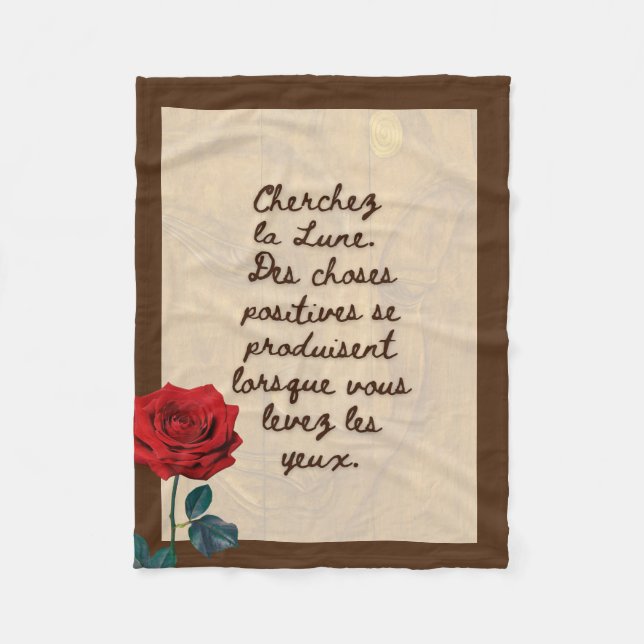 BuddhaToday #8 Mysig Buddha Fleecefilt (Framsidan)