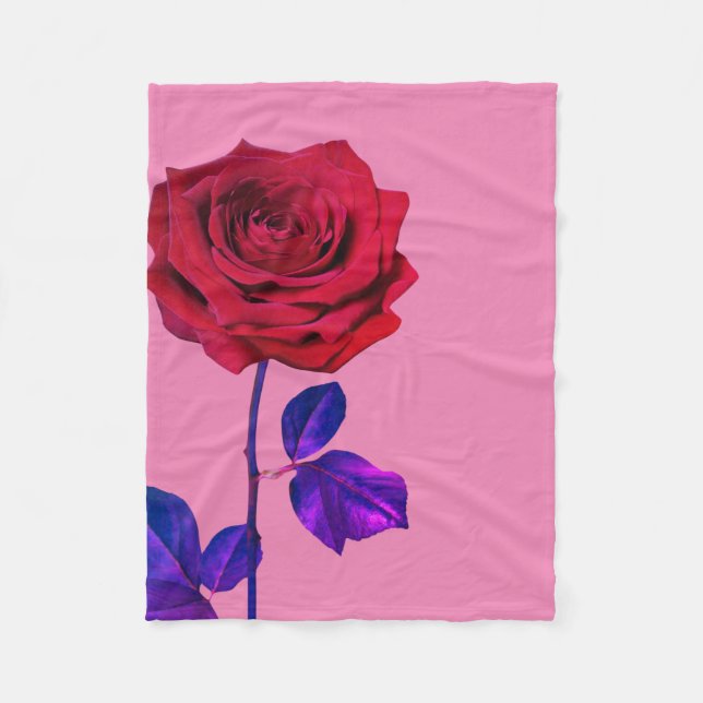 BuddhaToday #98 Mysig Buddha Baby Rosa Miami Rose Fleecefilt (Framsidan)