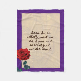 BuddhaToday #9 Gemütlicher Buddha Fleecefilt