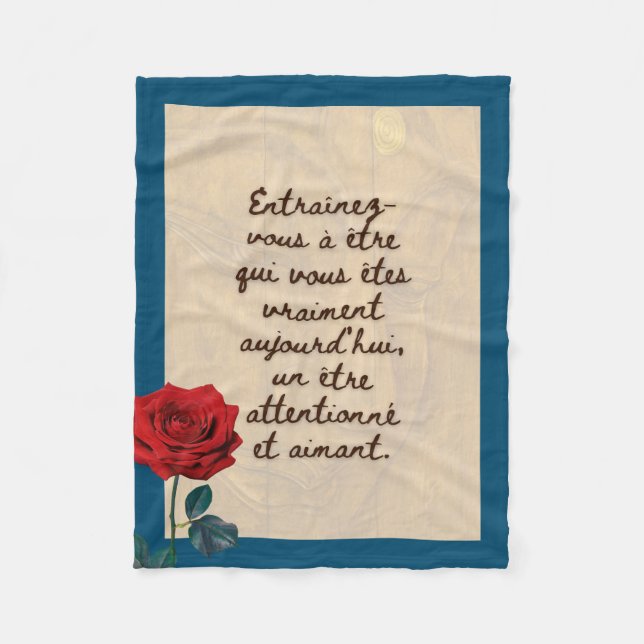 BuddhaToday #9 Mysig Buddha Fleecefilt (Framsidan)