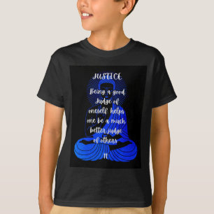 BuddhaToday Tarot Buddha T-shirtserie -Rättvisa #1 T Shirt