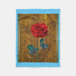 BuddhaToday V1 #10 -MÖRKBLÅ KOAXELIG BUDDHA-FILTA Fleecefilt