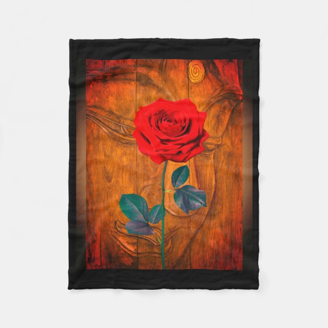 BuddhaToday V1 #15 - Mysig Buddha-filta Fleecefilt (Framsidan)