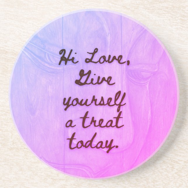 BuddhaToday V1 - #15 "Parkera det här" Bricka Underlägg (Framsidan)