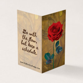 BuddhaToday V1 - #2 Buddha "Meddelandebok"-kort Visitkort