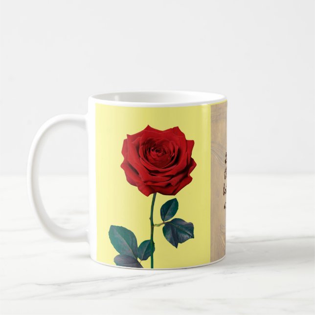 BuddhaToday V1 #34 Zen-mugg - Buddha Rose  Kaffemugg (Vänster)