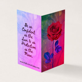 BuddhaToday V1 - #4 Buddha "Meddelandebok"-kort Visitkort