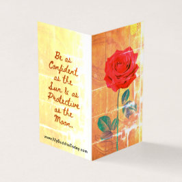 BuddhaToday V1 - #5 Buddha "Meddelandebok"-kort Visitkort