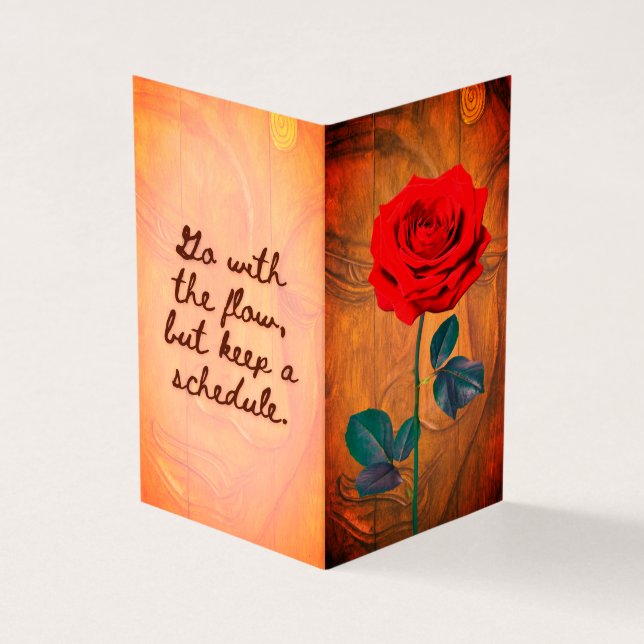 BuddhaToday V1 - #7 Buddha "Meddelandebok"-kort Visitkort (Utsida)