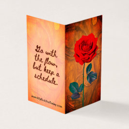 BuddhaToday V1 - #7 Buddha "Message Bok"-kort Visitkort