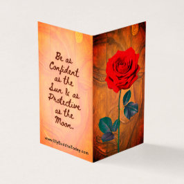 BuddhaToday V1 - #8 Buddha "Meddelandebok"-kort Visitkort