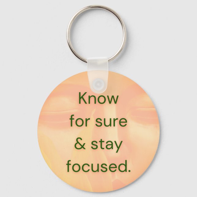 BuddhaToday V2 #13 Bär en citatnyckelring Nyckelring (Framsida)